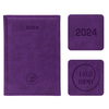 Kalendarz Książkowy A4 Tygodniowy Vivella Fioletowy 4864