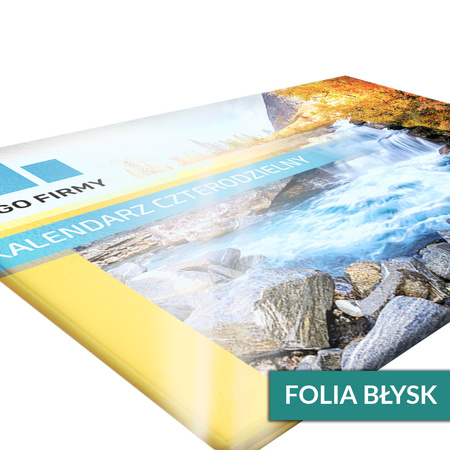 Kalendarz Czterodzielny LUX Główka Wypukła Folia Błysk