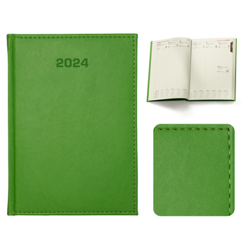 Kalendarz Książkowy A4 Tygodniowy Vivella Zielony Jasny E478