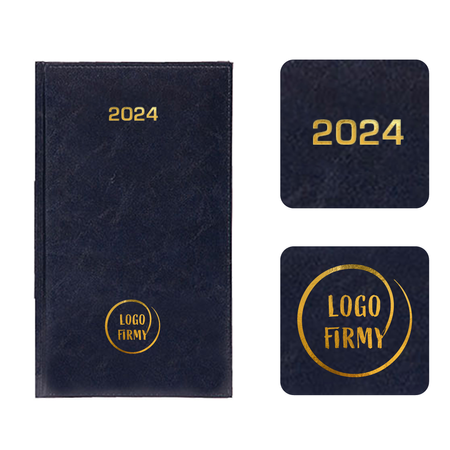 Kalendarz Książkowy A6 Tygodniowy Baladek Granatowy