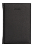 Kalendarz Książkowy A4 Dzienny Nebraska 416 stron Czarny/Nero