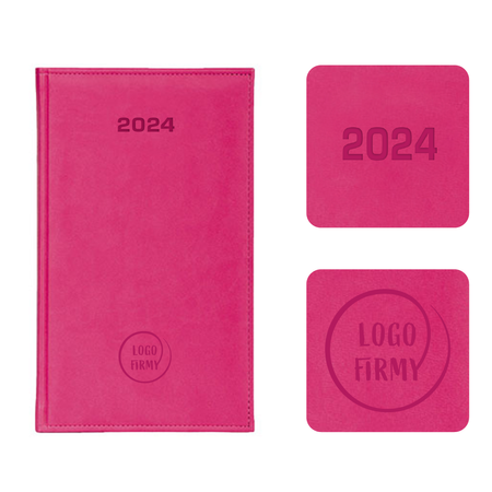 Kalendarz Książkowy A6 Tygodniowy Vivella Różowy 4881