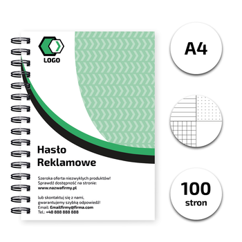 Notes spiralowany A4 100 kartek