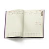 Kalendarz Książkowy A4 Tygodniowy Vivella Fioletowy 4864