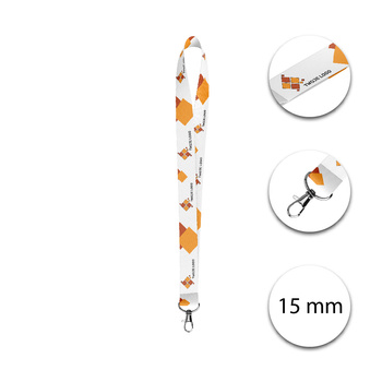 Smycz Reklamowa Basic 15 mm