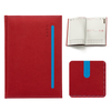 Kalendarz Książkowy A5 Dzienny Linia Pion Czerwony z Niebieskim