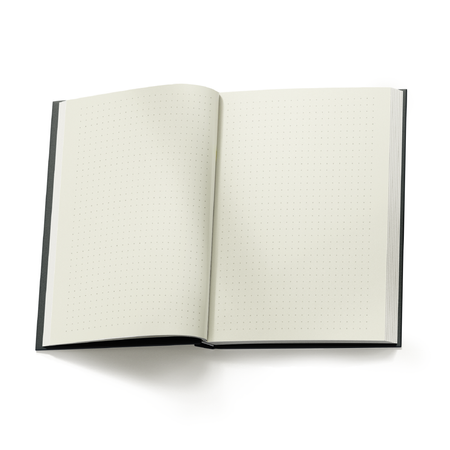 Notes Książkowy A5 KROPKI Nebraska z gumką Czarny/Nero