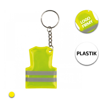 Brelok plastikowy odblask