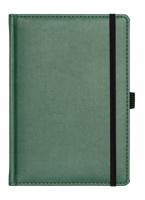 Notes Książkowy A5 LINIE Nebraska z gumką Jasnozielony A224