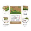 Kalendarz Jednodzielny ECO Główka Płaska Białe Kalendarium