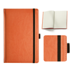 Notes Książkowy A5 KROPKI Nebraska z gumką Pomarańczowy A837