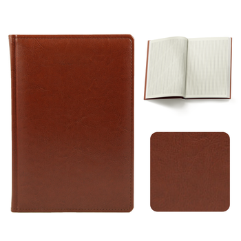 Notes Książkowy A5 KRATKA Nebraska Brązowy A220