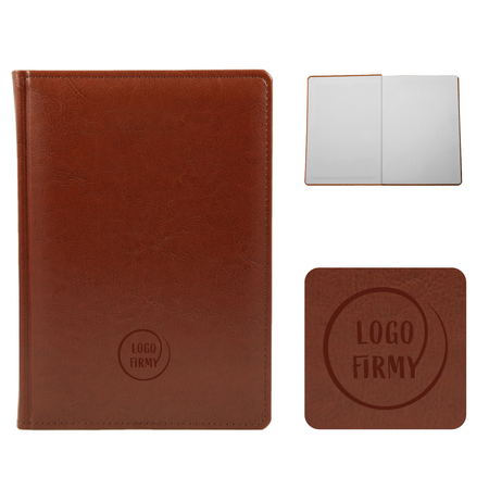 Notes Książkowy A5 KRATKA Nebraska Brązowy A220