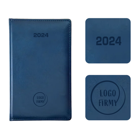 Kalendarz Książkowy A6 Tygodniowy Nebraska Exclusive Niebieski Jasny D140