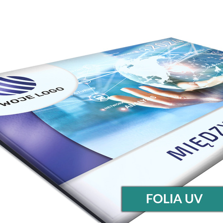 Kalendarz Trójdzielny Lux Główka Wypukła Folia Soft Touch + lakier wybiórczy UV