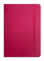 Notes Książkowy A5 GŁADKI Flexi z gumką Róż A46-10