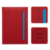 Kalendarz Książkowy A5 Dzienny Linia Pion Czerwony z Niebieskim