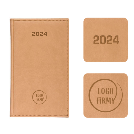 Kalendarz Książkowy A6 Tygodniowy Vivella Beżowy E274