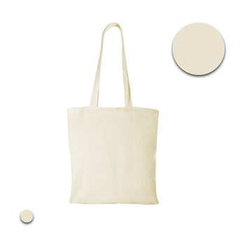 Torba bawełniana z długimi uchwytami