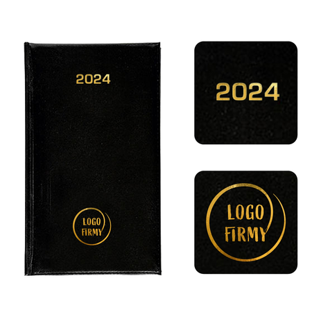 Kalendarz Książkowy A6 Tygodniowy Baladek Czarny