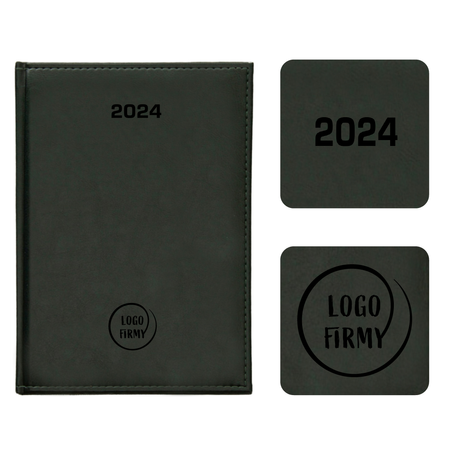 Kalendarz Książkowy B5 Dzienny Nebraska Zielony A299