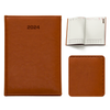 Kalendarz Książkowy A4 Dzienny Nebraska 416 stron Brązowy Jasny A219