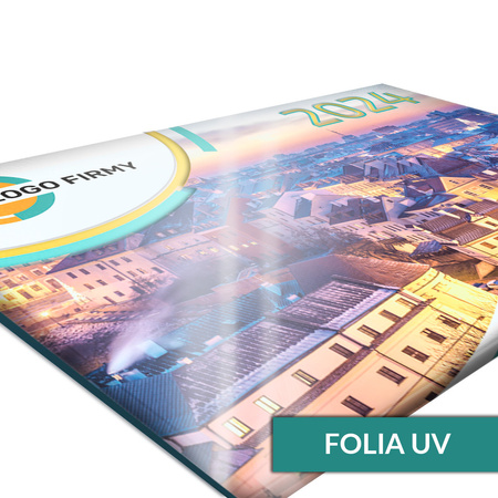 Kalendarz Trójdzielny LUX Główka Wypukła Folia Mat + UV