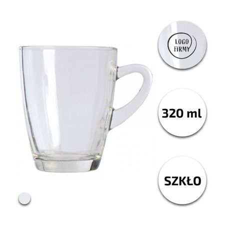 Kubek Szklany 320 ml