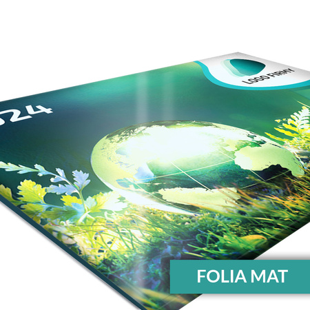 Kalendarz Jednodzielny LUX Główka Wypukła Folia Mat