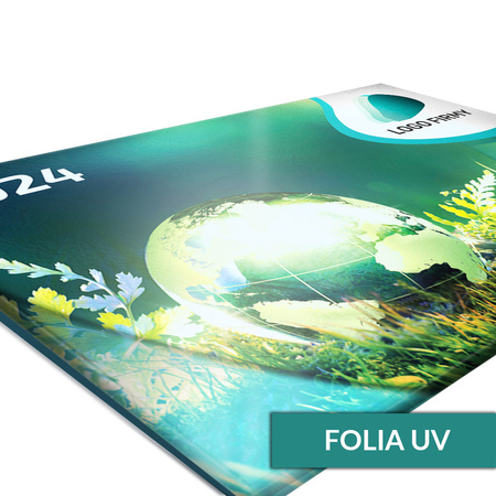 Kalendarz Jednodzielny LUX Główka Wypukła Folia Mat + UV