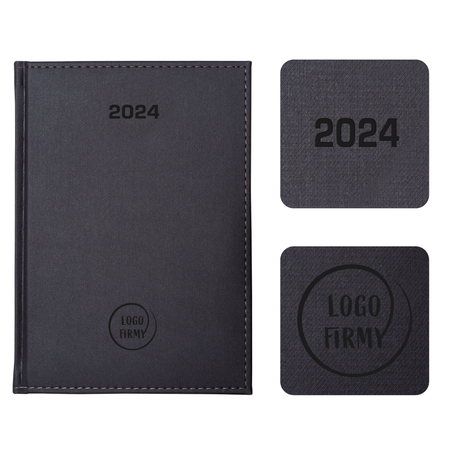 Kalendarz Książkowy A4 Tygodniowy Denim Czekoladowy F773