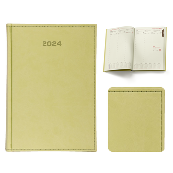 Kalendarz Książkowy B5 Tygodniowy Vivella Oliwkowy A967