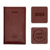 Kalendarz Książkowy A6 Tygodniowy Nebraska Brązowy A220