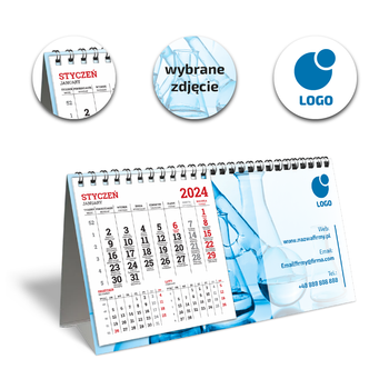 Kalendarz Biurkowy Piramidka Na Spirali