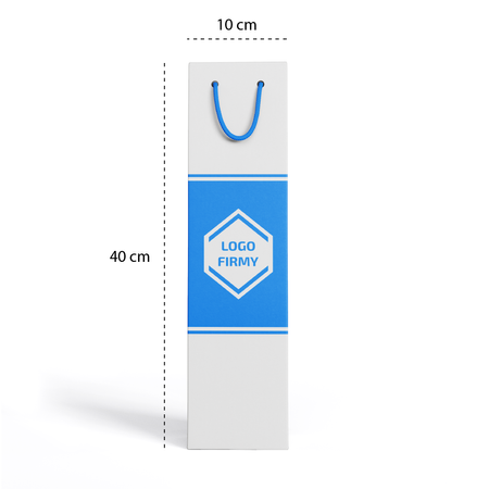 Torba lux papierowa na wino