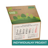 Kalendarz Jednodzielny ECO Główka Płaska Kremowe Kalendarium