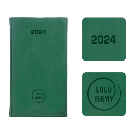 Kalendarz Książkowy A6 Tygodniowy Nebraska Zielony Jasny A224