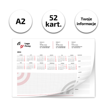Biuwar A2 52 kartki