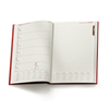 Kalendarz Książkowy A5 Tygodniowo-Notesowy Nebraska Czerwony A222