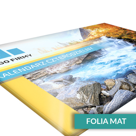 Kalendarz Czterodzielny LUX Główka Wypukła Folia Mat