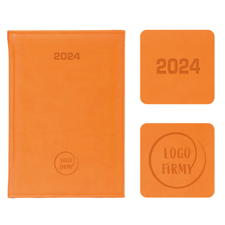 Kalendarz Książkowy B5 Tygodniowy Vivella Pomarańczowy A858