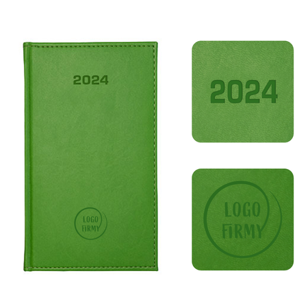 Kalendarz Książkowy A6 Tygodniowy Vivella Zielony Jasny E478