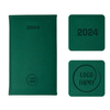 Kalendarz Książkowy A6 Tygodniowy Velour Zielony A839