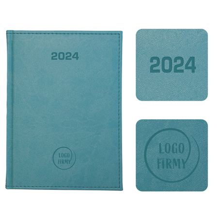 Kalendarz Książkowy A5 Dzienny Vivella Turkusowy E999