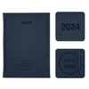 Kalendarz Książkowy B5 Dzienny Velour Granatowy A841