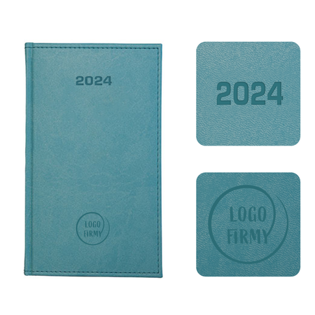 Kalendarz Książkowy A6 Tygodniowy Vivella Turkusowy E999