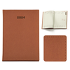 Kalendarz Książkowy A4 Tygodniowy Denim Brązowy Jasny E386