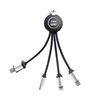 Kabel 3w1 z podświetlanym logo