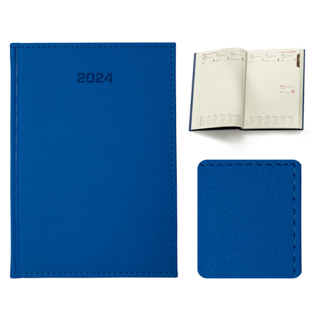 Kalendarz Książkowy B5 Tygodniowy Denim Niebieski F707