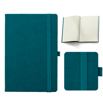 Notes Książkowy B5 KROPKI Vivella z gumką Niebieski F417